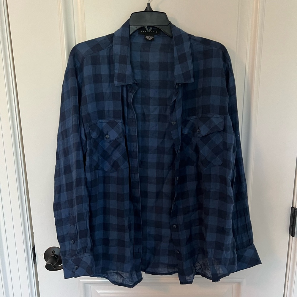 Sanctuary Checkered Button Down